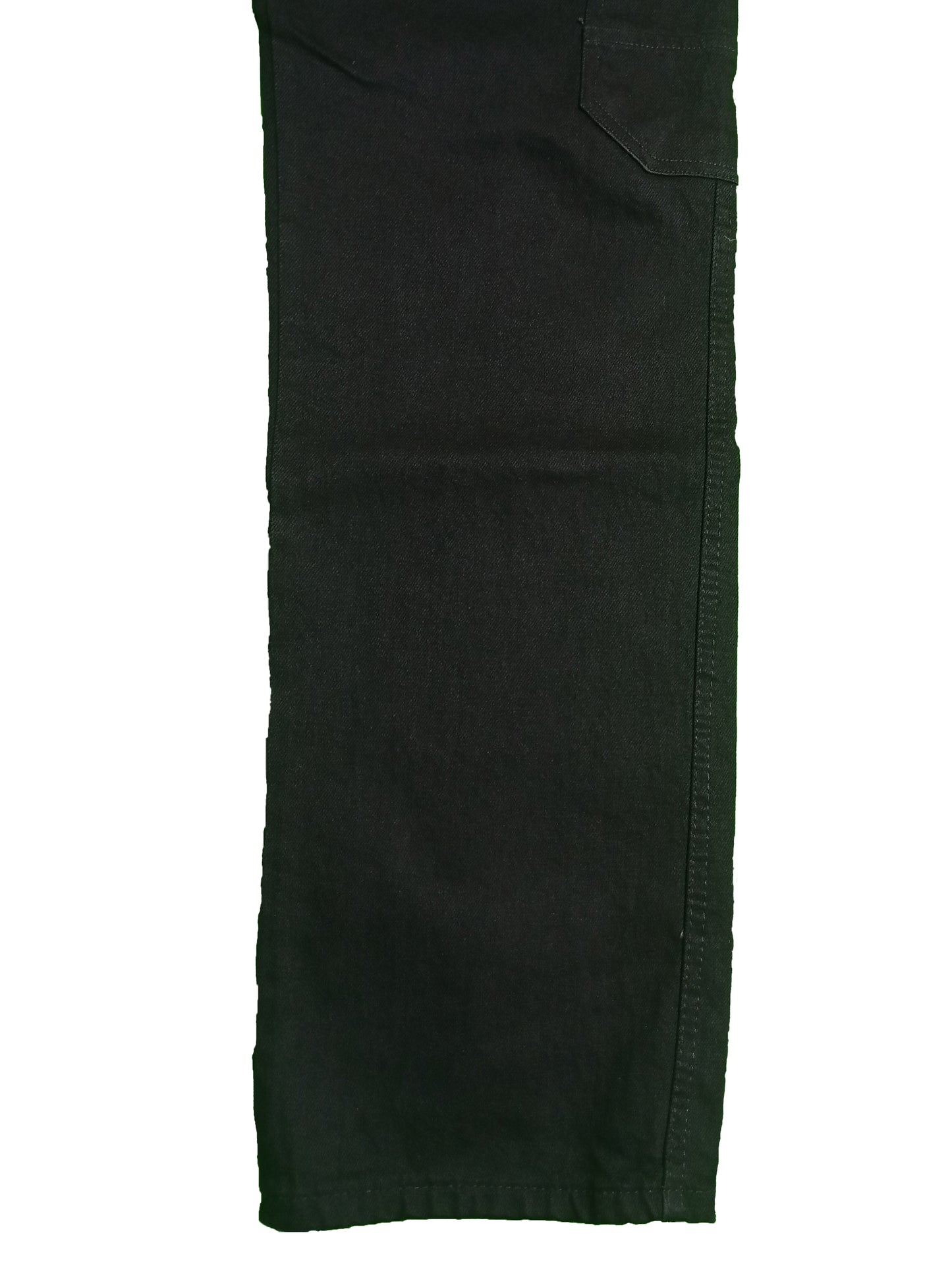 Jet Black 6-Pocket Baggy Jeans