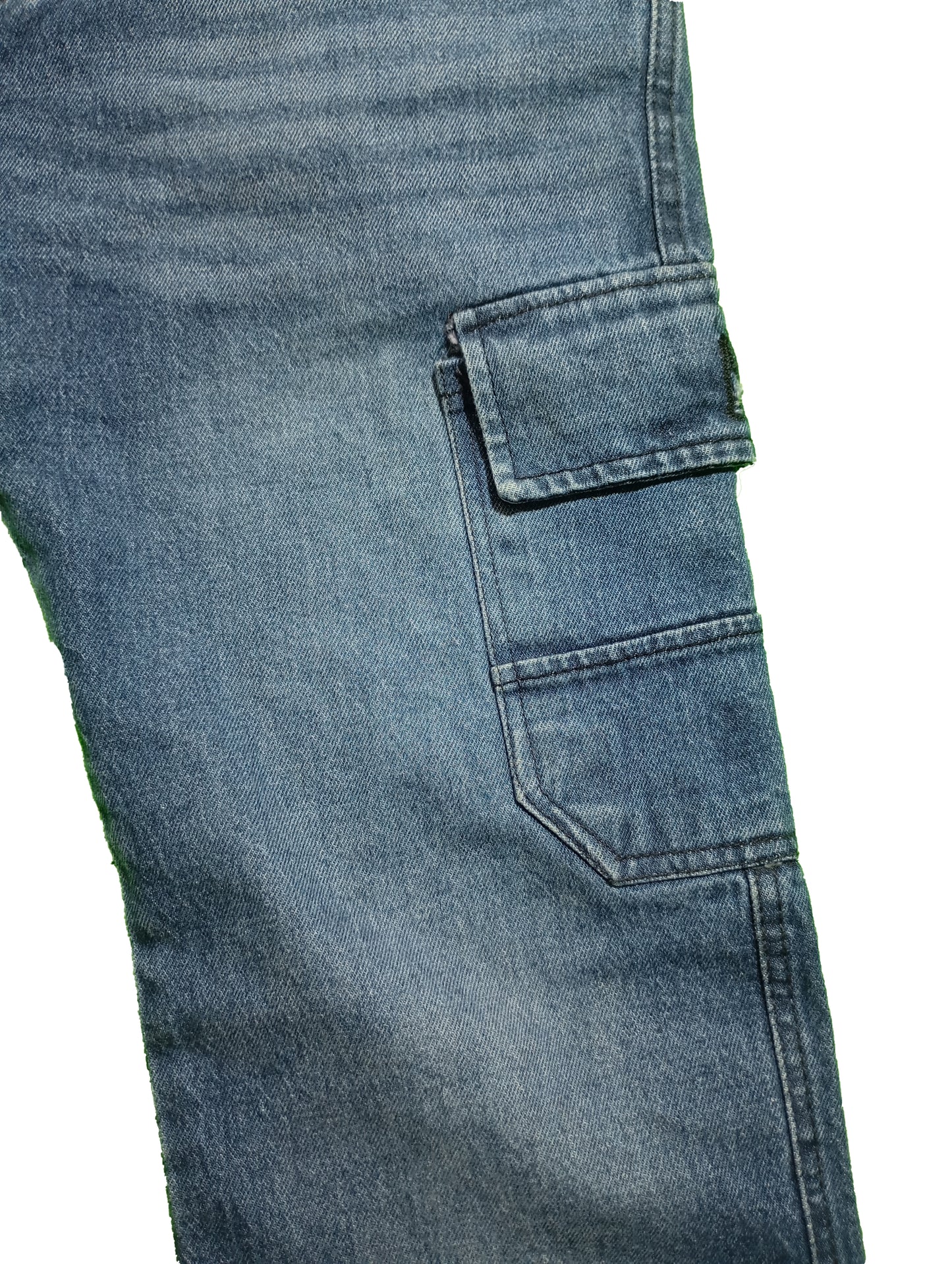 Classic Blue 6-Pocket Baggy Jeans