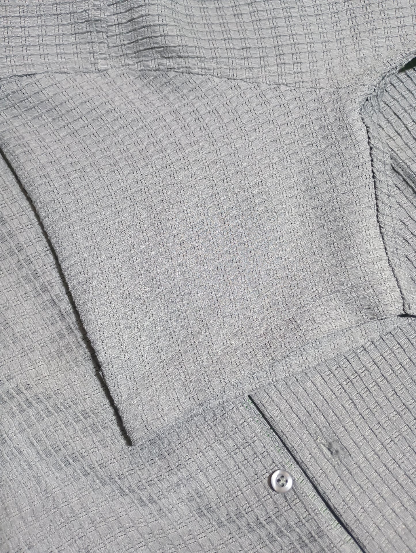 Cozy Grey Textured Shirt – Made for the Journey