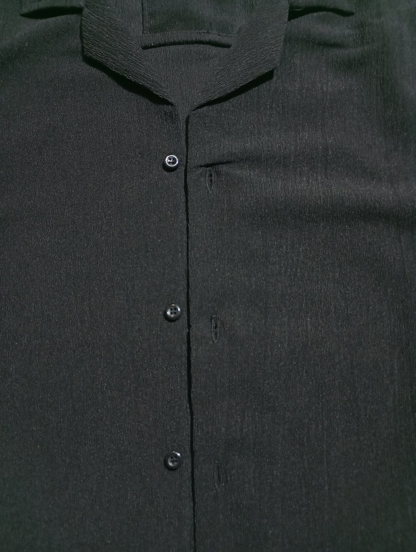Jet Black Textured Shirt – Made for the Journey