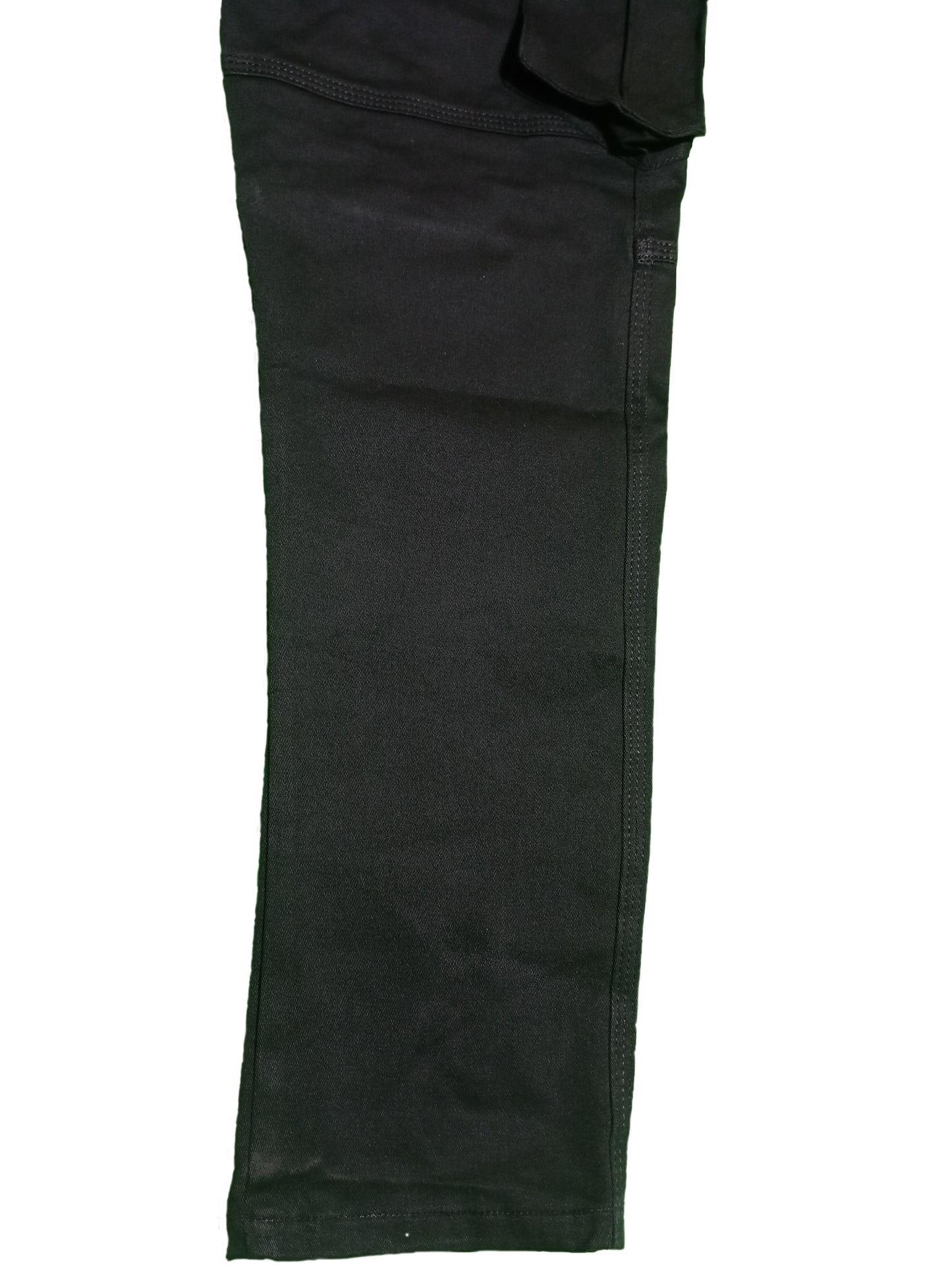 Jet Black Relaxed Fit Cargo